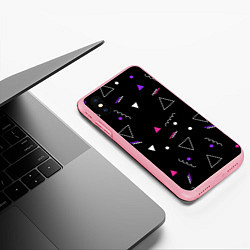 Чехол iPhone XS Max матовый Фигуры, цвет: 3D-баблгам — фото 2