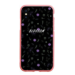 Чехол iPhone XS Max матовый Blossom