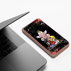 Чехол iPhone XS Max матовый The Binding of Isaac ИСААК, цвет: 3D-коричневый — фото 2