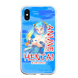 Чехол iPhone XS Max матовый Anime vs Hentai