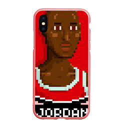 Чехол iPhone XS Max матовый Retro Jordan, цвет: 3D-баблгам