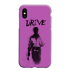 Чехол iPhone XS Max матовый Drive драйв