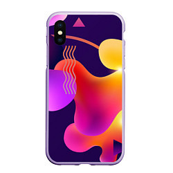 Чехол iPhone XS Max матовый Rainbow T-Shirt