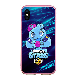 Чехол iPhone XS Max матовый SQUEAK BRAWL STARS СКВИК