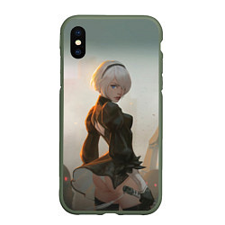 Чехол iPhone XS Max матовый Nier