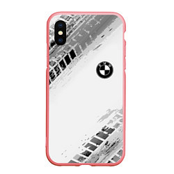 Чехол iPhone XS Max матовый BMW ПРОТЕКТОР ШИН, цвет: 3D-баблгам