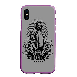 Чехол iPhone XS Max матовый The dude