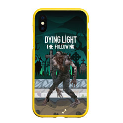 Чехол iPhone XS Max матовый Dying light Зараженный