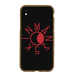 Чехол iPhone XS Max матовый Maneskin Logo