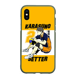 Чехол iPhone XS Max матовый Коши Сугавара Haikyuu!!