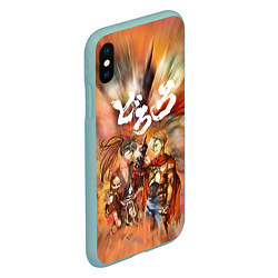 Чехол iPhone XS Max матовый Хяккимару Hyakkimaru Z, цвет: 3D-мятный — фото 2