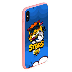 Чехол iPhone XS Max матовый Грифф Griff Brawl Stars, цвет: 3D-баблгам — фото 2