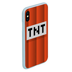 Чехол iPhone XS Max матовый TNT, цвет: 3D-голубой — фото 2