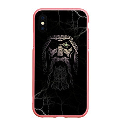 Чехол iPhone XS Max матовый Odin, цвет: 3D-баблгам