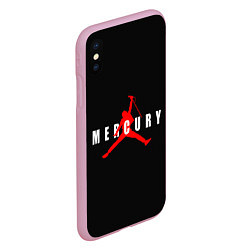 Чехол iPhone XS Max матовый Меркьюри, цвет: 3D-розовый — фото 2