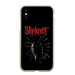 Чехол iPhone XS Max матовый CRAIG JONES SLIPKNOT Z, цвет: 3D-салатовый