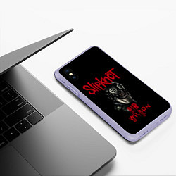 Чехол iPhone XS Max матовый SID WILSON SLIPKNOT СЛИПКНОТ Z, цвет: 3D-светло-сиреневый — фото 2
