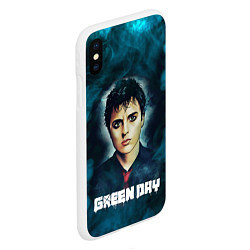 Чехол iPhone XS Max матовый Billie GreenDay ГринДай Z, цвет: 3D-белый — фото 2