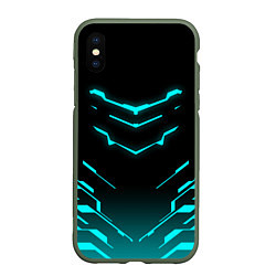 Чехол iPhone XS Max матовый DEAD SPACE АЙЗЕК КЛАРК, цвет: 3D-темно-зеленый