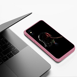 Чехол iPhone XS Max матовый Chris Fehn, цвет: 3D-малиновый — фото 2
