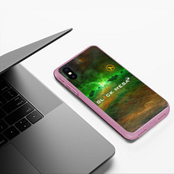 Чехол iPhone XS Max матовый BLACK MESA HALF-LIFE Z, цвет: 3D-розовый — фото 2