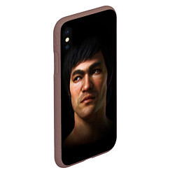 Чехол iPhone XS Max матовый Bruce, цвет: 3D-коричневый — фото 2