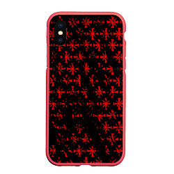 Чехол iPhone XS Max матовый FAR CRY 5 СЕКТАНТЫ ГРЕШНИК, цвет: 3D-красный