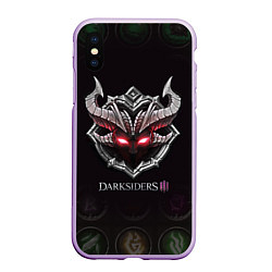 Чехол iPhone XS Max матовый Руны Darksiders 3 Z