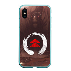 Чехол iPhone XS Max матовый Demon Tsushima Демон Z