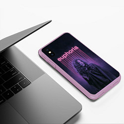 Чехол iPhone XS Max матовый Зендея, цвет: 3D-сиреневый — фото 2