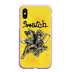 Чехол iPhone XS Max матовый Snatch: Art, цвет: 3D-сиреневый