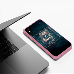 Чехол iPhone XS Max матовый Алиса - ИЗГОЙ, цвет: 3D-малиновый — фото 2