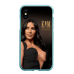 Чехол iPhone XS Max матовый Ким Кардашьян