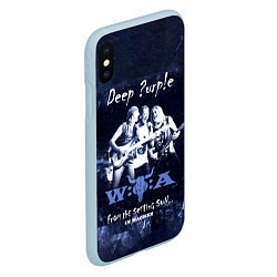 Чехол iPhone XS Max матовый From The Setting Sun In Wacken - Deep Purple, цвет: 3D-голубой — фото 2