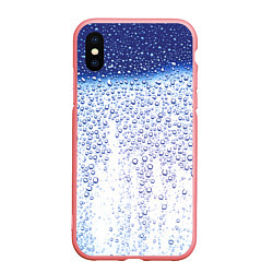 Чехол iPhone XS Max матовый После дождя, цвет: 3D-баблгам