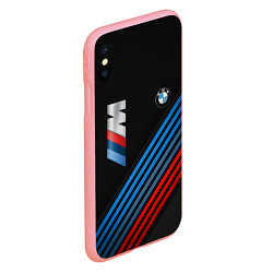 Чехол iPhone XS Max матовый BMW STRIPE, цвет: 3D-баблгам — фото 2