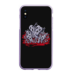 Чехол iPhone XS Max матовый Metallica Jo Jo, цвет: 3D-светло-сиреневый