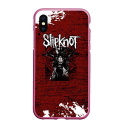 Чехол iPhone XS Max матовый Слипкнот Гранж Slipknot Rock Goat