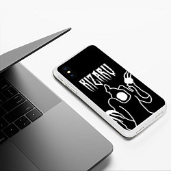 Чехол iPhone XS Max матовый KIZARU БЕЛЫЙ ПРИЗРАК, цвет: 3D-белый — фото 2