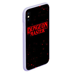 Чехол iPhone XS Max матовый DUNGEON MASTER BLOOD ГАЧИМУЧИ, цвет: 3D-светло-сиреневый — фото 2