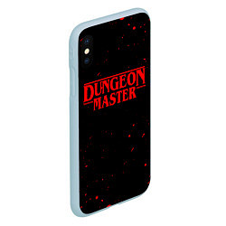 Чехол iPhone XS Max матовый DUNGEON MASTER BLOOD ГАЧИМУЧИ, цвет: 3D-голубой — фото 2