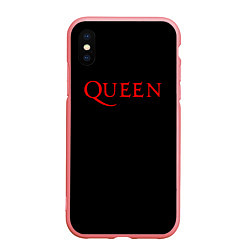 Чехол iPhone XS Max матовый QUEEN,