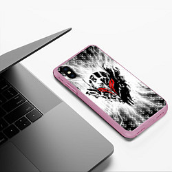 Чехол iPhone XS Max матовый Берсерк Berserk, цвет: 3D-розовый — фото 2