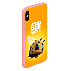 Чехол iPhone XS Max матовый BEE MOVIE Minecraft, цвет: 3D-баблгам — фото 2