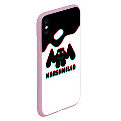 Чехол iPhone XS Max матовый MARSHMELLO MELT: МАРШМЕЛЛО, цвет: 3D-розовый — фото 2