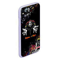 Чехол iPhone XS Max матовый Король и Шут: Логотипы, цвет: 3D-светло-сиреневый — фото 2