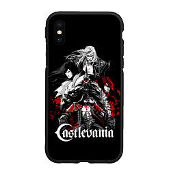 Чехол iPhone XS Max матовый Castlevania Кастлвания, цвет: 3D-черный