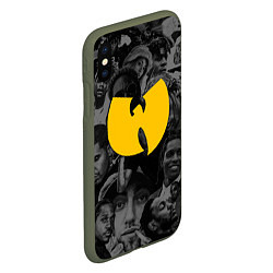 Чехол iPhone XS Max матовый WU-TANG CLAN ЛЕГЕНДЫ РЕПА, цвет: 3D-темно-зеленый — фото 2