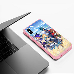 Чехол iPhone XS Max матовый Genshin Impact: Ци Ци, цвет: 3D-баблгам — фото 2