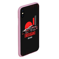 Чехол iPhone XS Max матовый HOOLIGAN HOONIGAN, цвет: 3D-розовый — фото 2